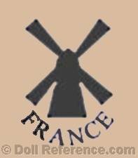 Convert doll mark windmill symbol France