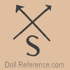French doll mark two crossed arrows S