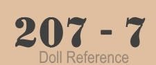 German doll mark 207-7