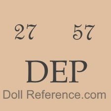 German doll mark 27  57 DEP