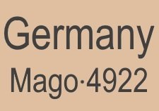 German doll mark Germany Mago 4922, 4926