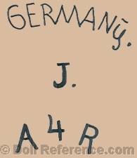 German doll mark J. A4R