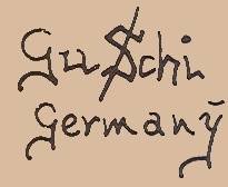 Guttmann & Schiffnie doll mark Gu Schi Germany