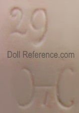 Heinrich Handwerck doll mark 24 H 1