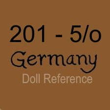 Schtzmeister & Quendt doll mark 201-5/0 Germanyl