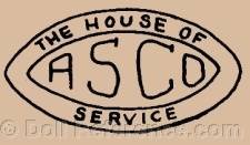 Adolph Strauss doll mark The House of ASCO Service