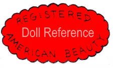 Strobel & Wilken doll mark American Beauty doll label