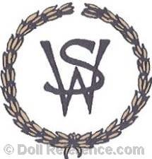 Strobel & Wilken company trade mark SW initials inside a laurel wreath