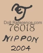 Yamato Importing doll mark FY intertwined No 76018 Nippon 2004