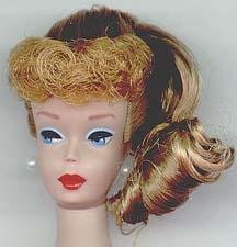 850 Barbie 1963 with titian( red) hair color