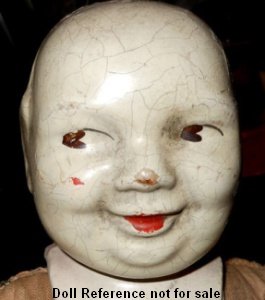 ca. 1915 Framoz wind up Boy doll, 10"