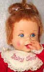 1966 Mattel Baby Secret doll, 18"