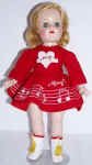 1952-1954 Ideal Mary Hartline doll, 16"