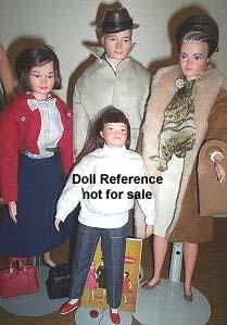 1963 Remco Littlechap Family of dolls