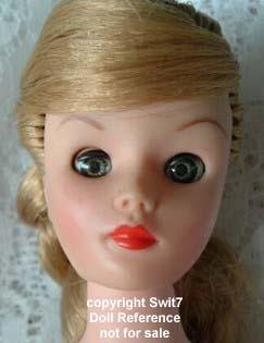 1962 Uneeda Wendy Ward doll face
