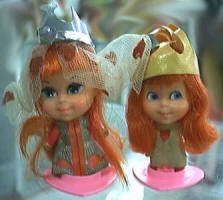 Liddle Kiddle Storybook Sweethearts 3784 Queen and King of Hearts dolls
