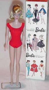 0850 Barbie swirl blond hair 1964-1965