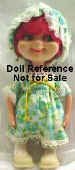 1966 American Character Tiny Whimsies Lites Out doll, 7 1/2"