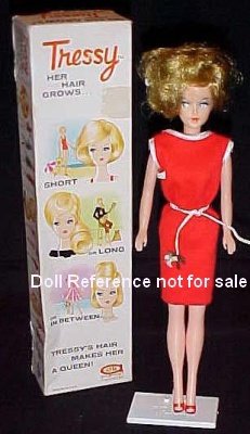 1963-1967 Tressy Doll 11 1/2" tall 