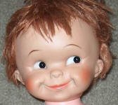 1963 Eegee Stone Age Baby doll, 14"