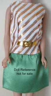 Pak Dressed Up! 1968 green skirt