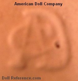 American Doll Company doll mark ADC