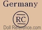 Robert Carl doll mark Germany RC