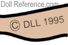 Daddy's Long Leg doll mark  DLL 1995