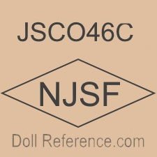 Dan & Ea. Inc. Danea porcelain doll mark JSCO46C NJSF