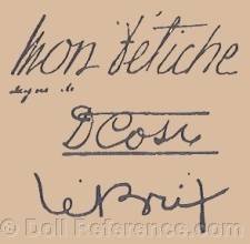 Robert M. Darcy leather doll mark Mon Fetiche D' Cose Le Brit