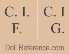 French doll mark C.I.F., C.I.G., unknown