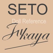 Seth Fukaya artist porcelain doll mark Seto (Japan) Fukaya