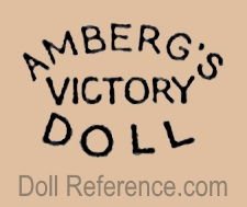 Fulper Louis Amberg doll mark Amberg's Victory Doll