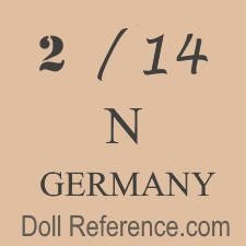 German doll mark 2 / 14 N Germany