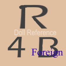 German or French doll mark R 4 B Foreign