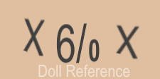 German doll mark X 6/0 X