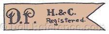 Hamburger & Company doll mark D.P. H & C Registered