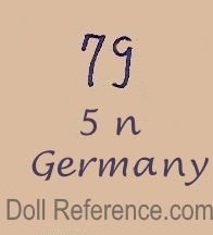 Heinrich Handwerck doll mark 79 N Germany