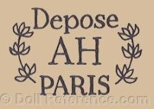 Hannebelle doll mark Depose AH Paris