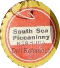 Ernst Heubach doll mark South Sea Piccaninny Berrmuda tag