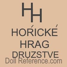 Horicke Hrag wood doll mark HH Horicke Hrag Druzstve