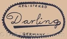 Irwin & Company doll mark Registered Darling Germany