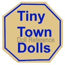 Alma LeBlanc doll mark Tiny Town Dolls tag