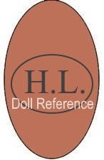 Mme. Levesque doll shoes mark H.L. 