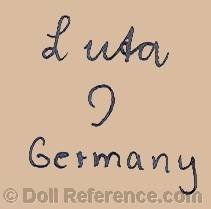 Ernest EG.M Luthardt doll mark Luta Germany