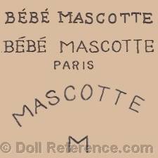 May Frères, May Fils, May Frères & Cie, May & Bertin doll mark doll mark Bébé Mascotte Paris M
