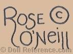 Rose O'Neill doll mark