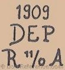 Recknagel doll mark 1909 DEP R 11/0 A