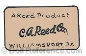 .A. Reed Co. celluloid doll mark