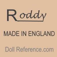 Roddy doll mark Made in England